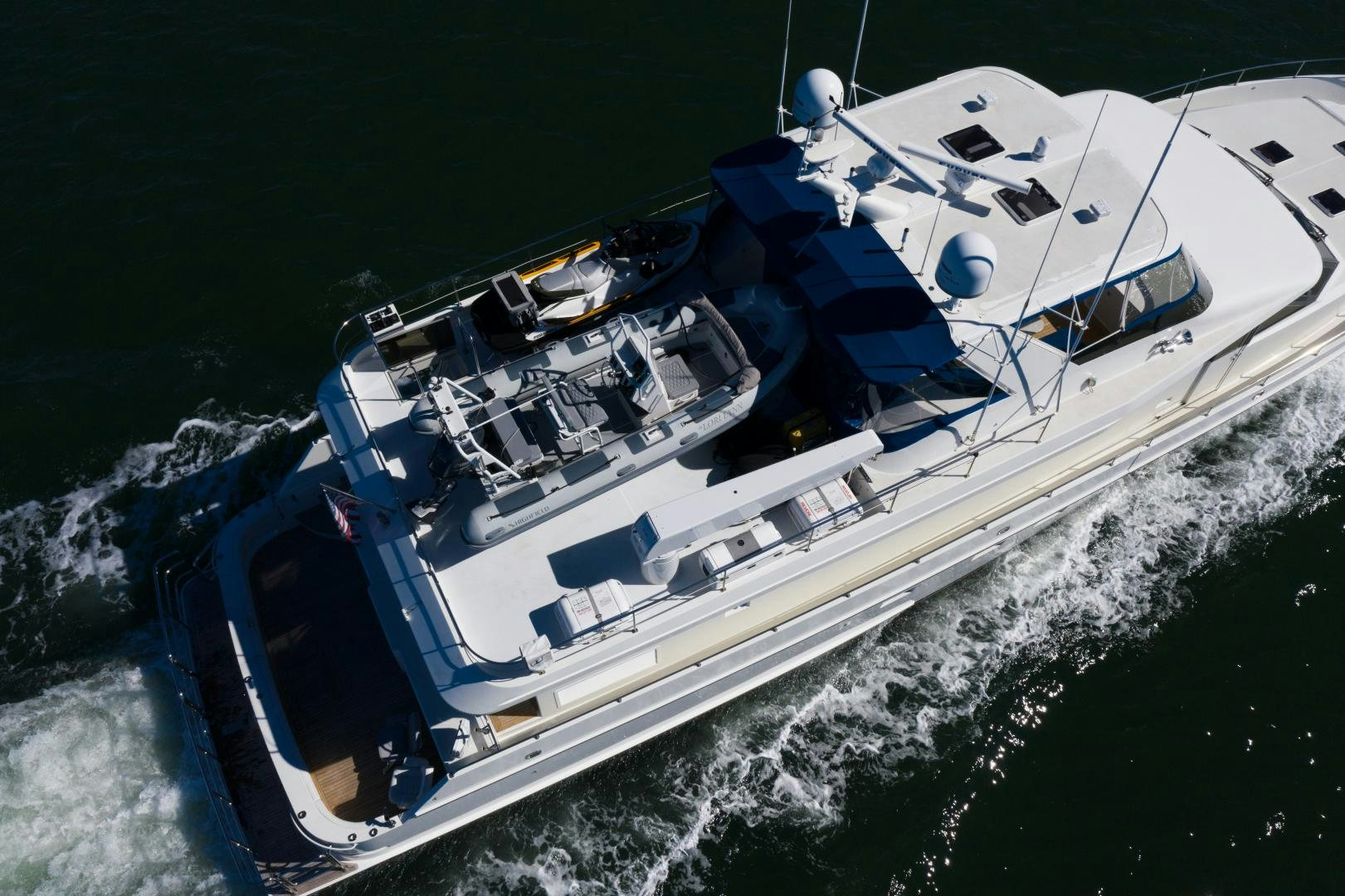 a ship on the water aboard LORI LYNN Yacht for Sale