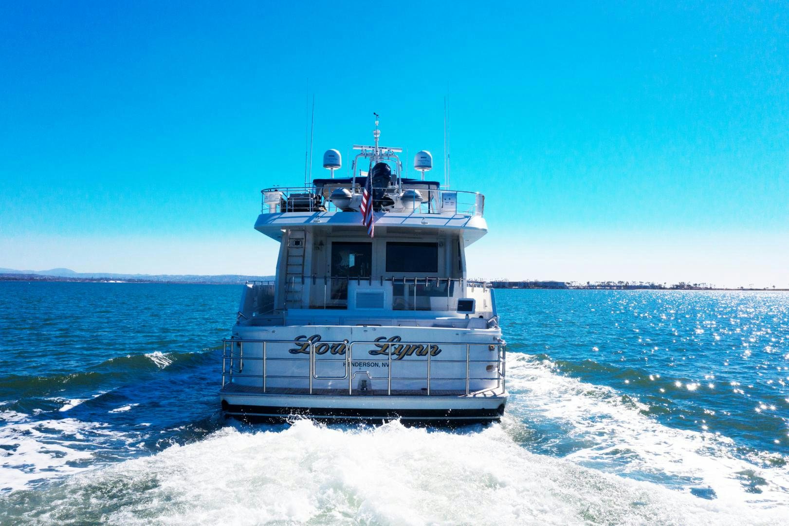 a boat in the water aboard LORI LYNN Yacht for Sale