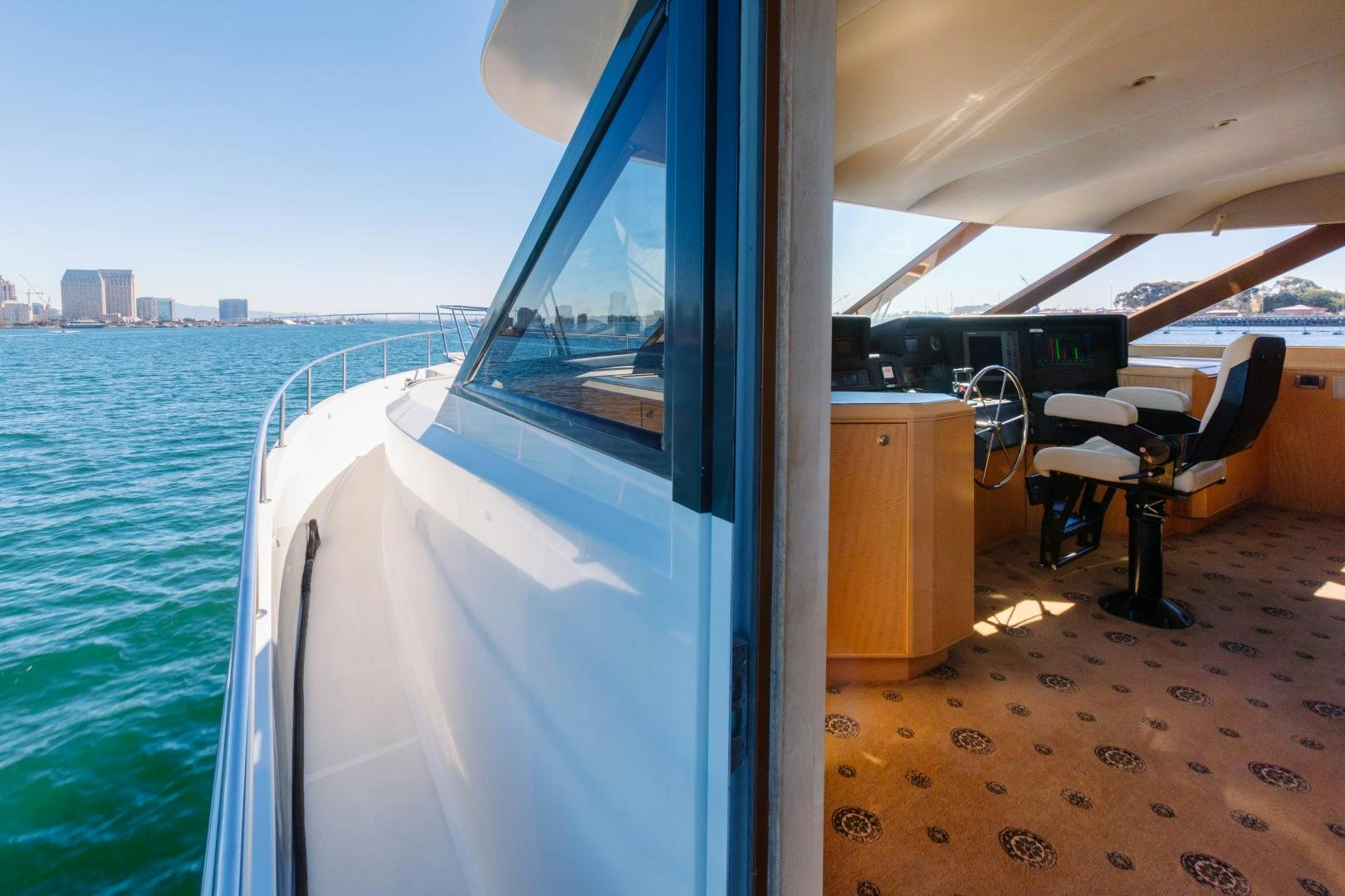 a boat on the water aboard LORI LYNN Yacht for Sale