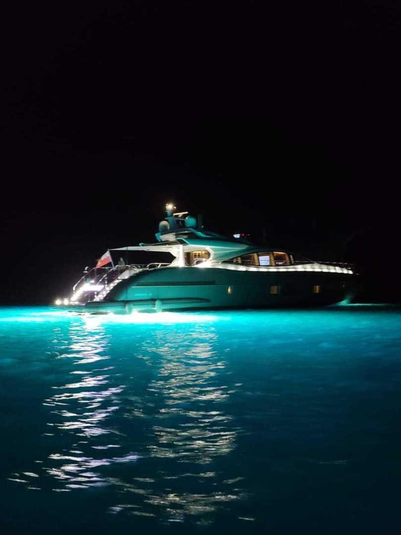 a boat on the water aboard NANA I Yacht for Sale