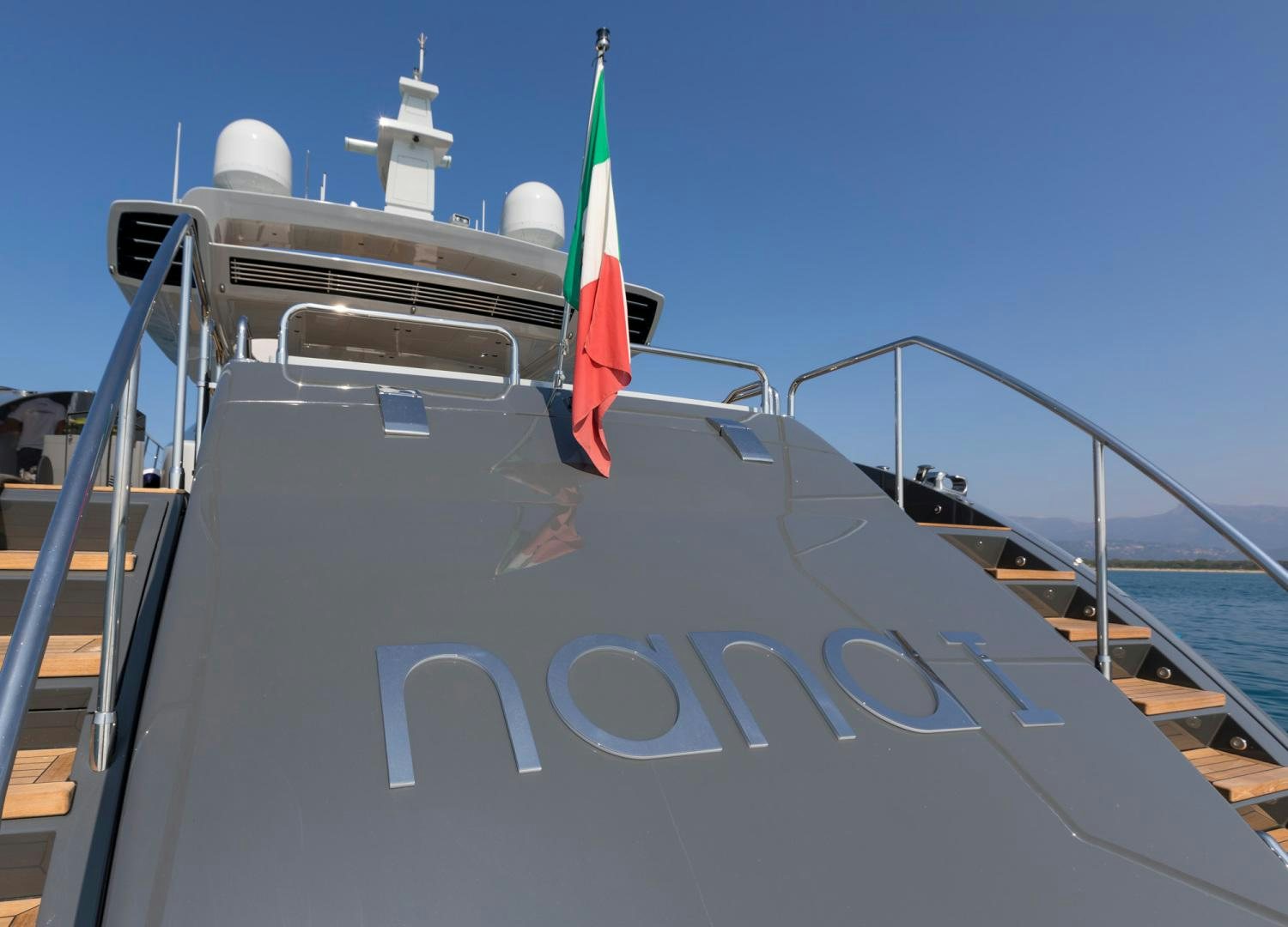 a boat on the water aboard NANA I Yacht for Sale