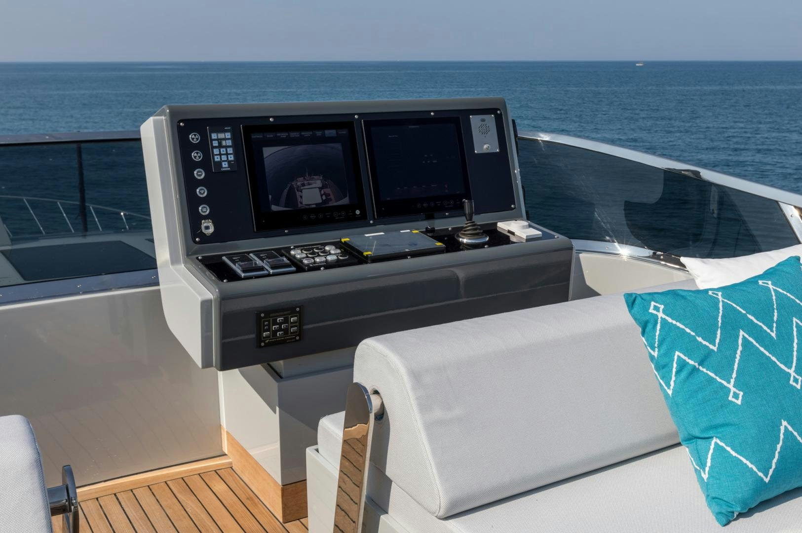 a boat on the water aboard NANA I Yacht for Sale