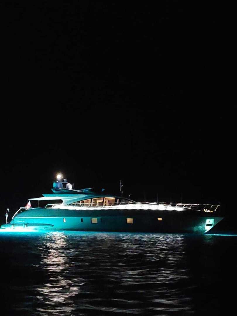 a boat on the water aboard NANA I Yacht for Sale