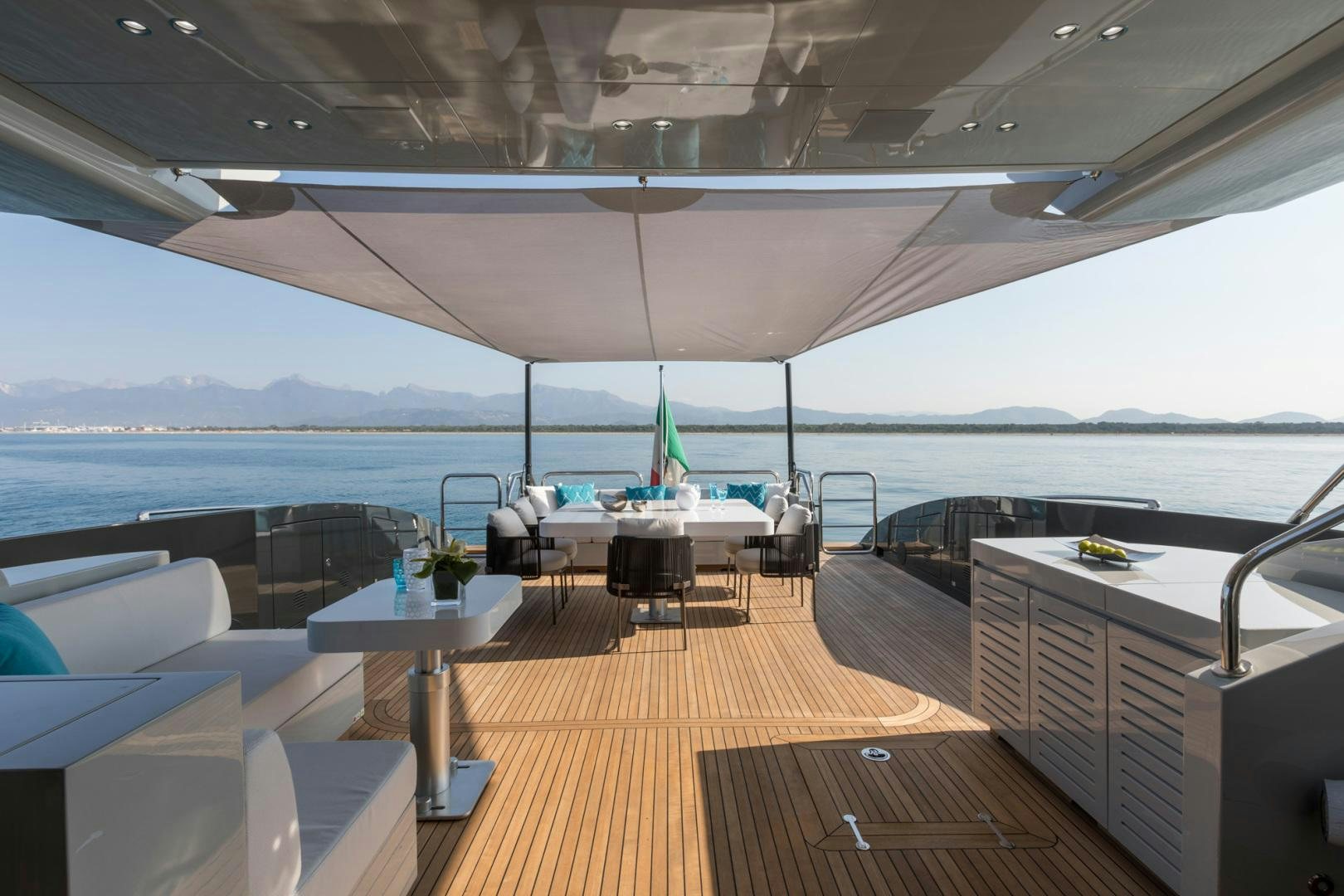 a boat on the water aboard NANA I Yacht for Sale