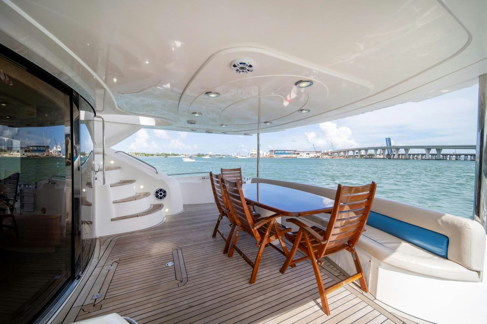a boat on the water aboard FINS UP Yacht for Sale