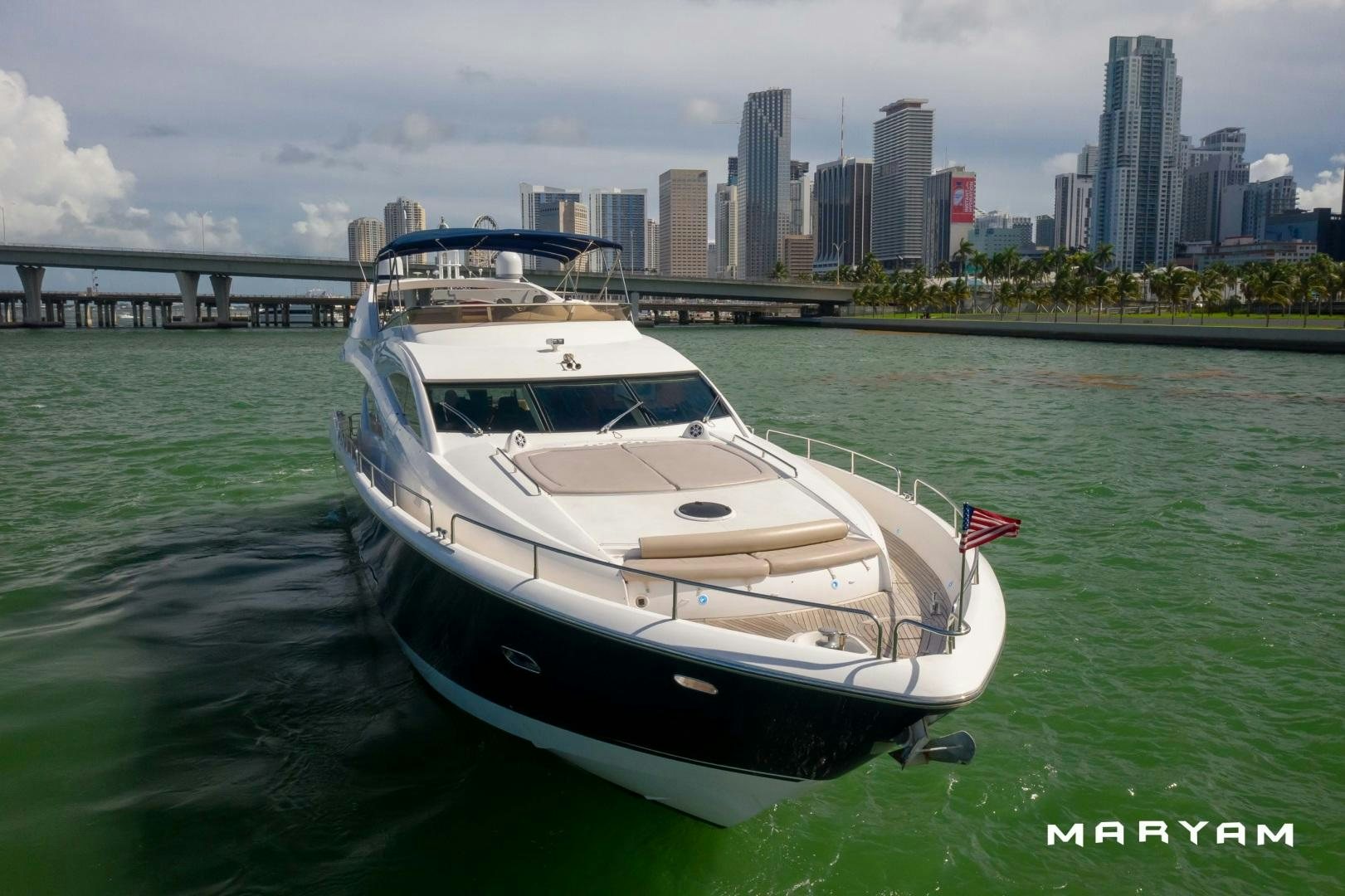 a boat in the water aboard FINS UP Yacht for Sale