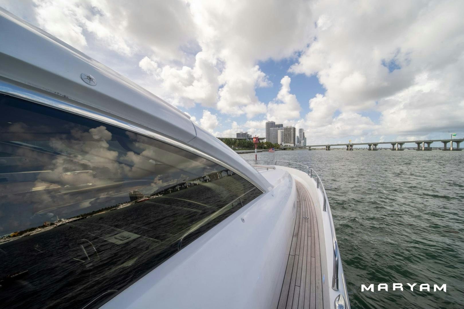 a boat on the water aboard FINS UP Yacht for Sale