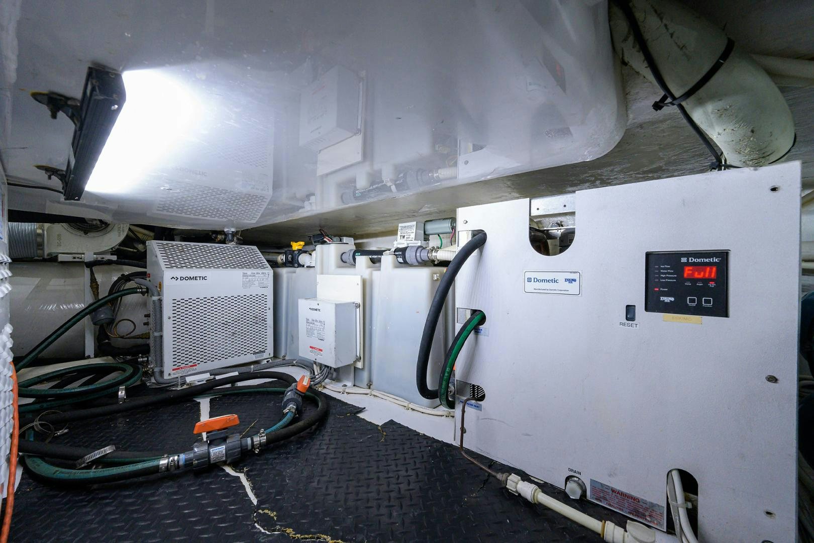 a close-up of a machine aboard PASTIME Yacht for Sale