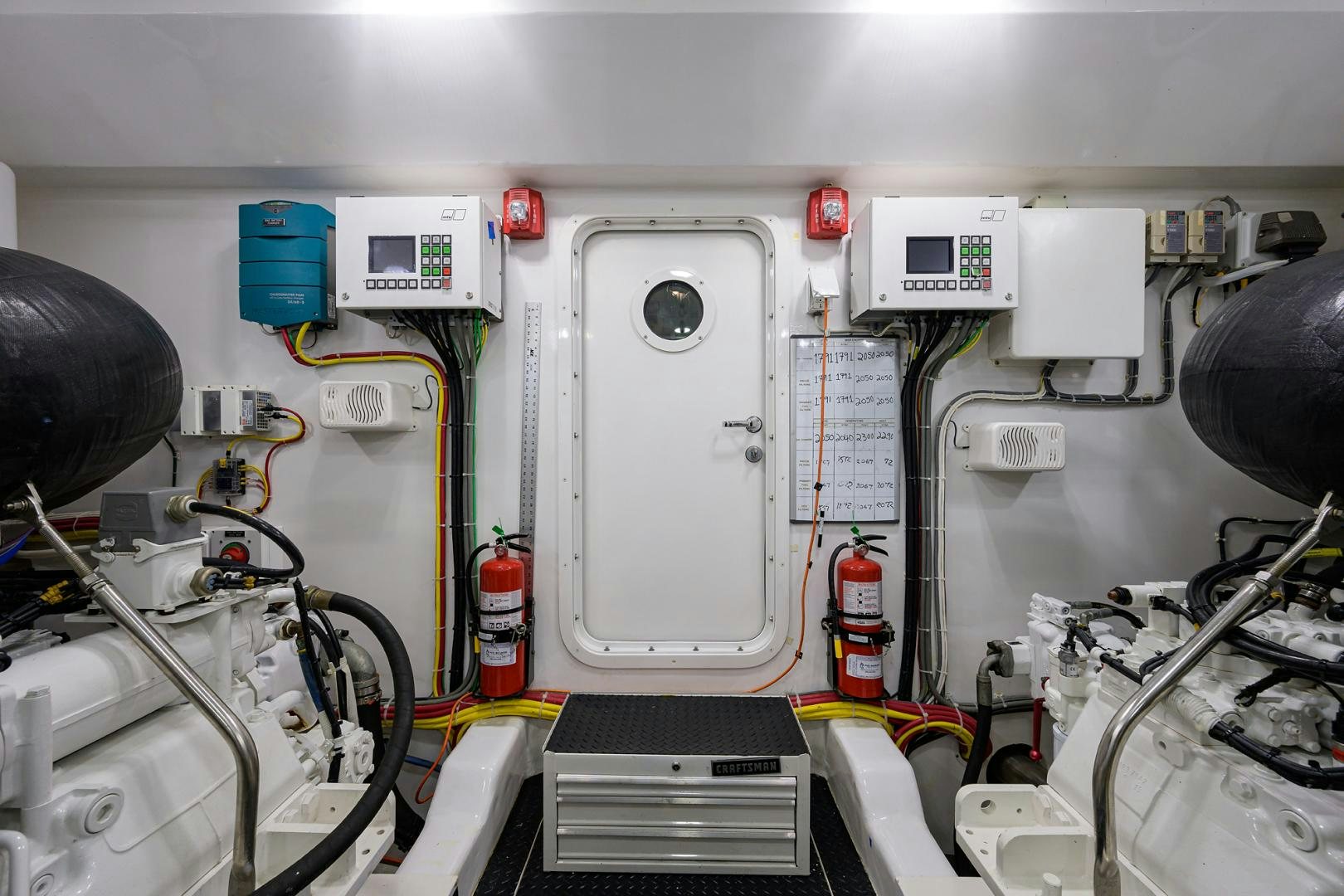 a machine with a few buttons aboard PASTIME Yacht for Sale