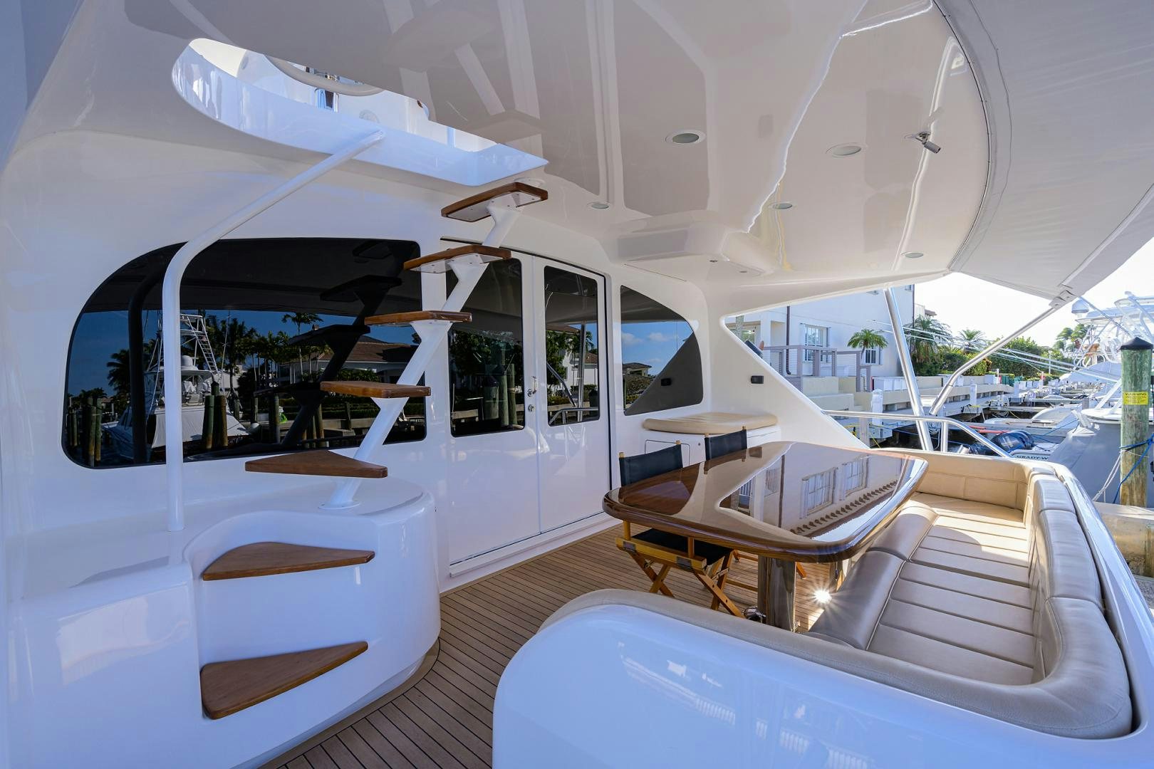 inside of a boat aboard PASTIME Yacht for Sale