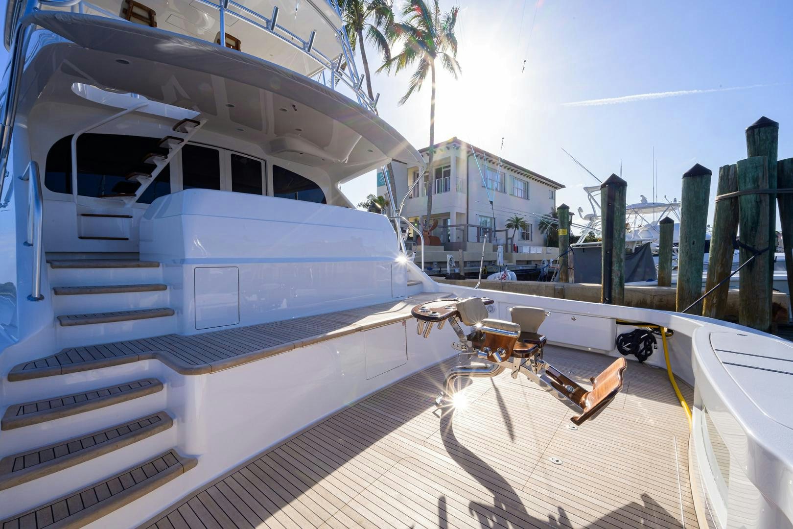 a boat on the water aboard PASTIME Yacht for Sale