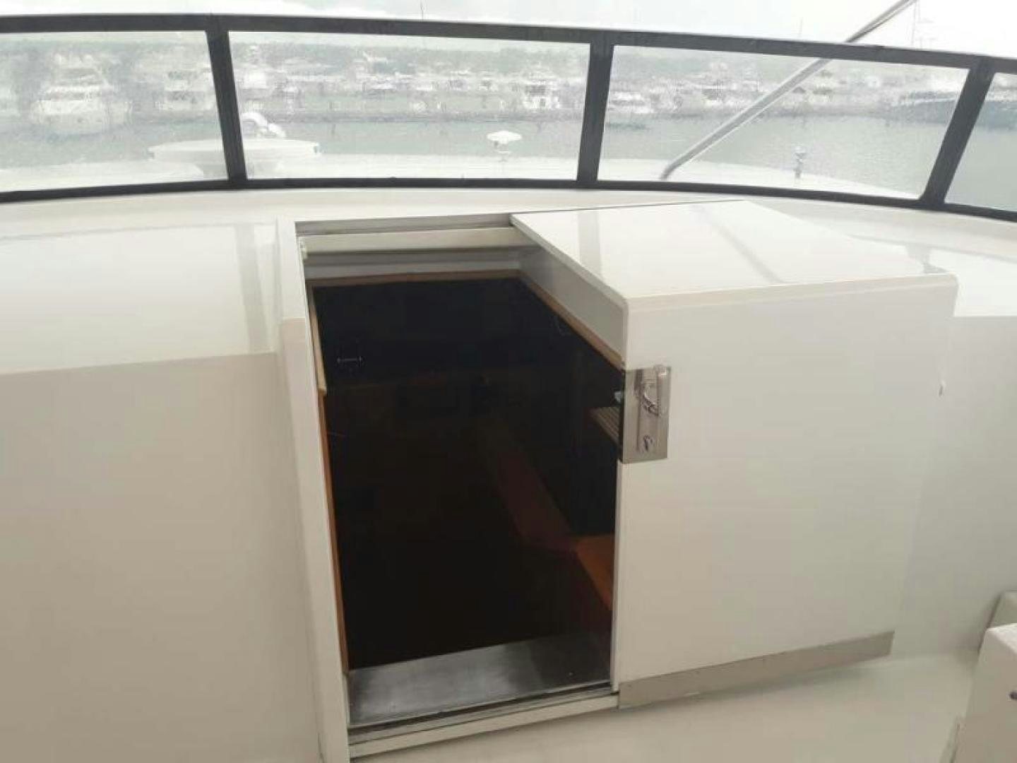 a door in a room aboard TRUE NORTH Yacht for Sale