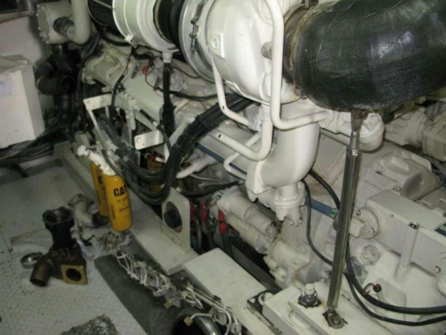 a close-up of a machine aboard TRUE NORTH Yacht for Sale