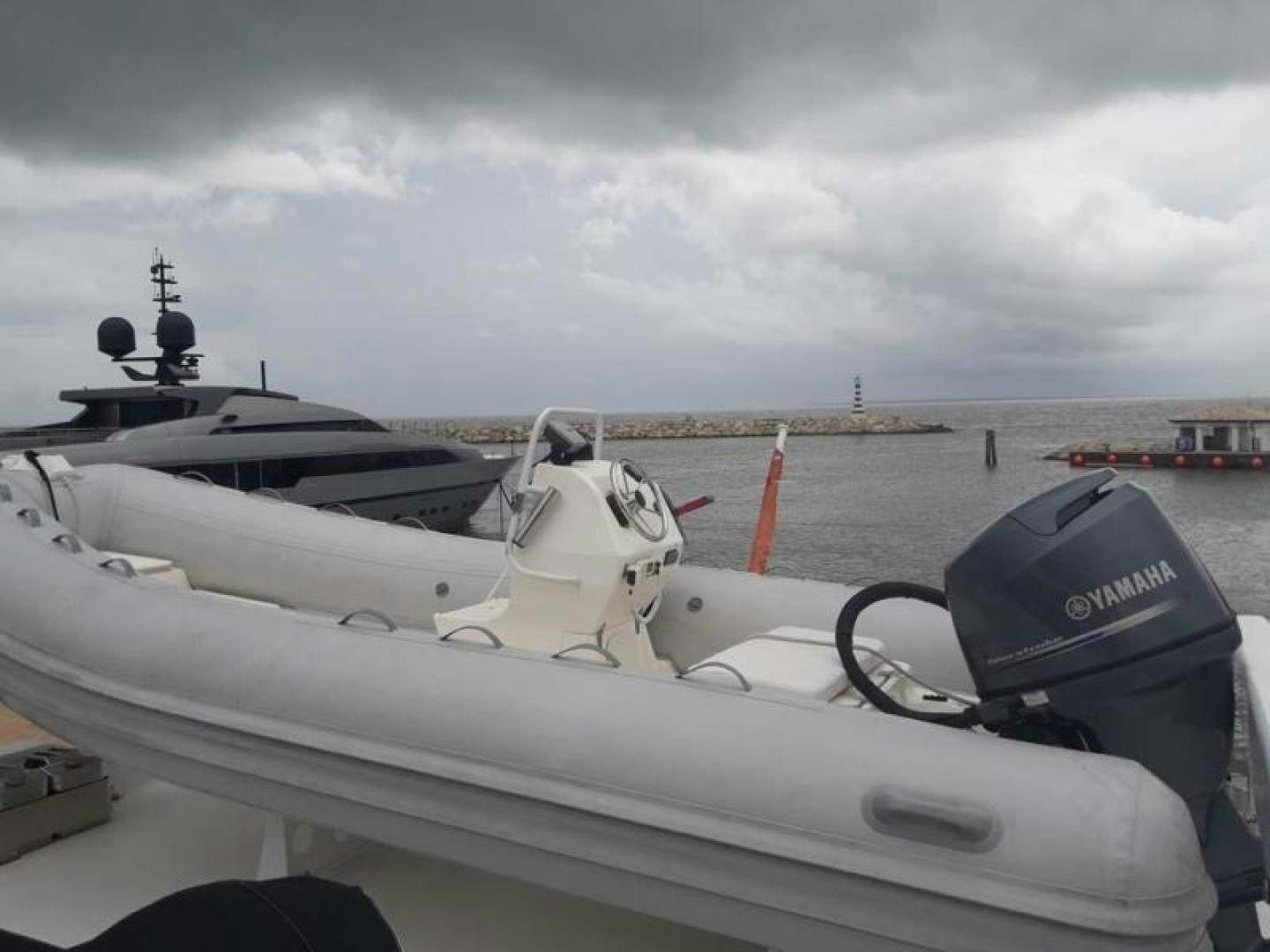 a boat on the water aboard TRUE NORTH Yacht for Sale
