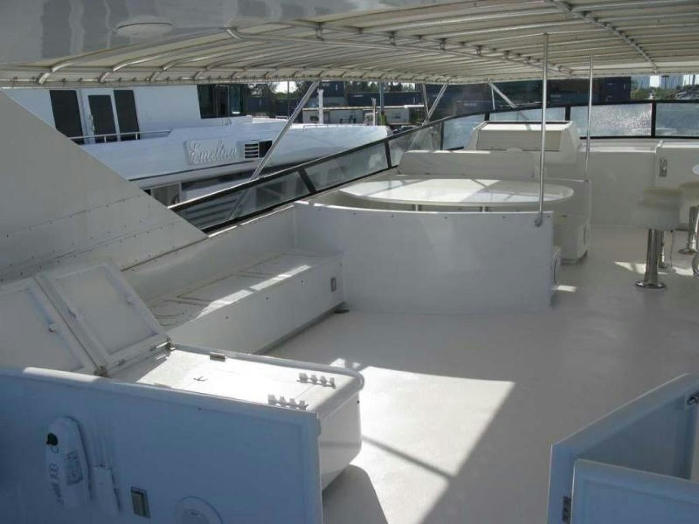 a large factory with several machines aboard TRUE NORTH Yacht for Sale