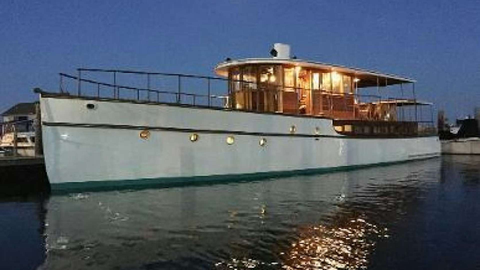 a boat on the water aboard SHELL FISH Yacht for Sale