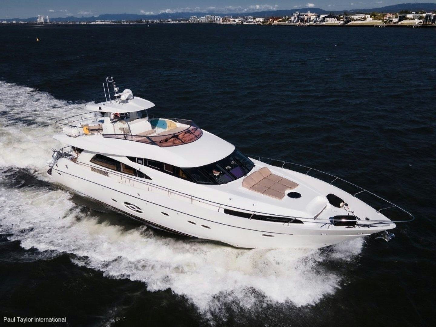 a boat on the water aboard SOPHIA Yacht for Sale