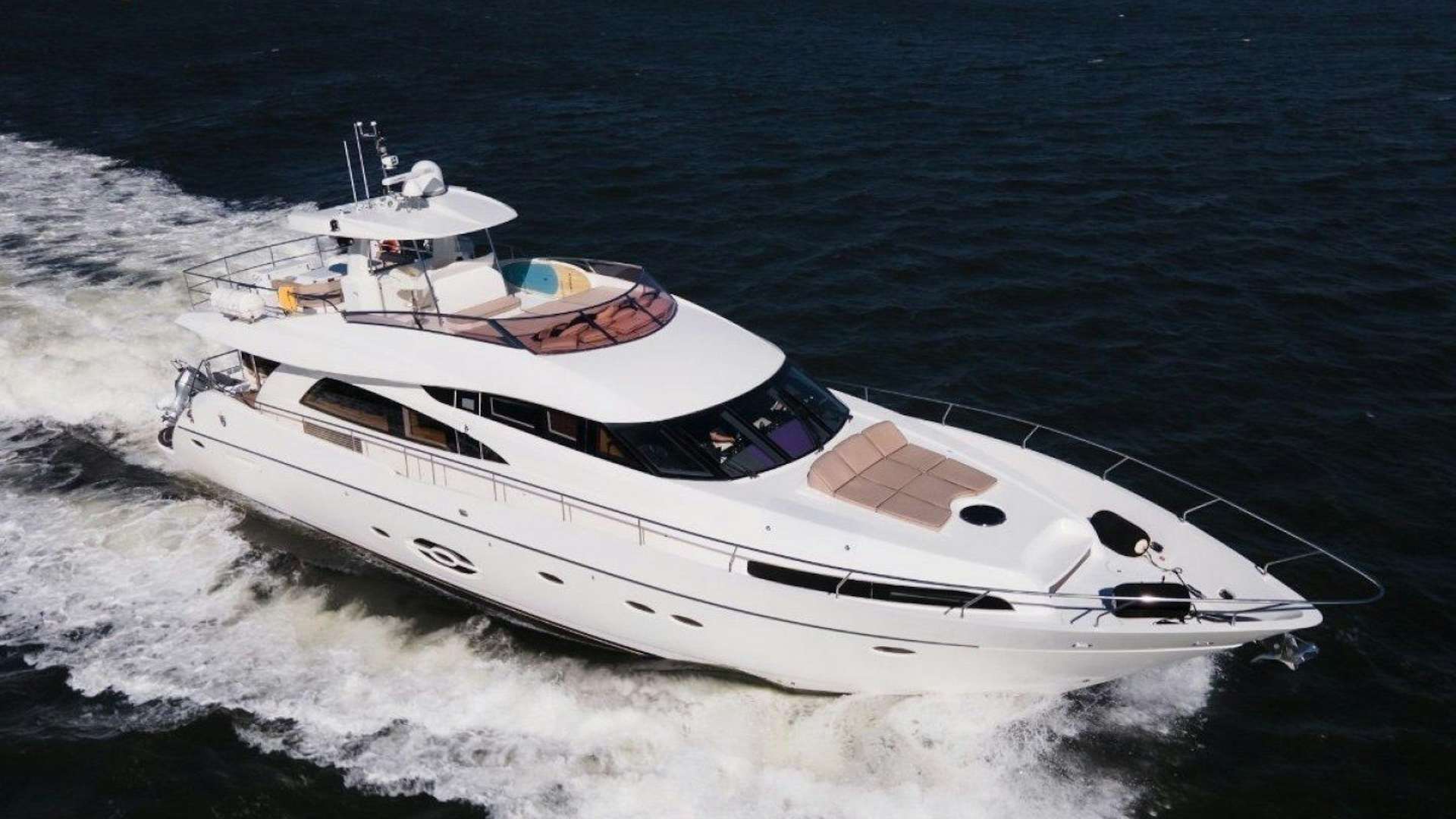 a boat on the water aboard SOPHIA Yacht for Sale