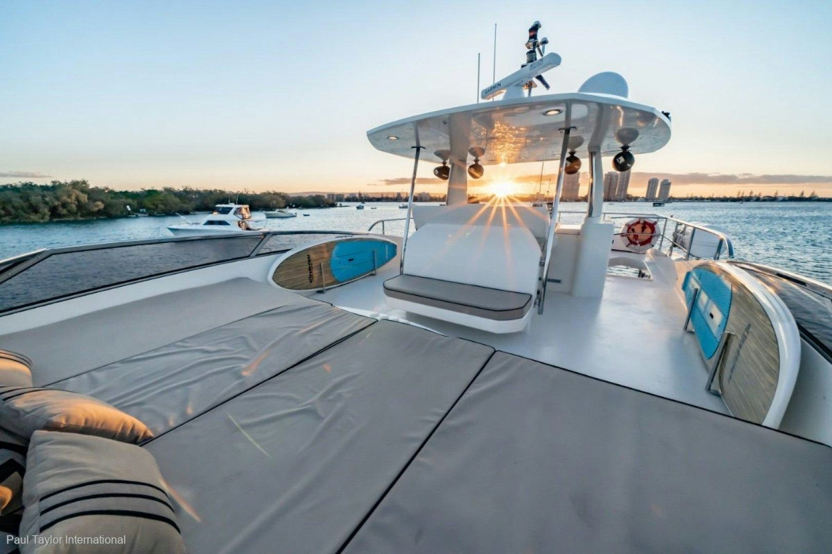 a boat on the water aboard SOPHIA Yacht for Sale