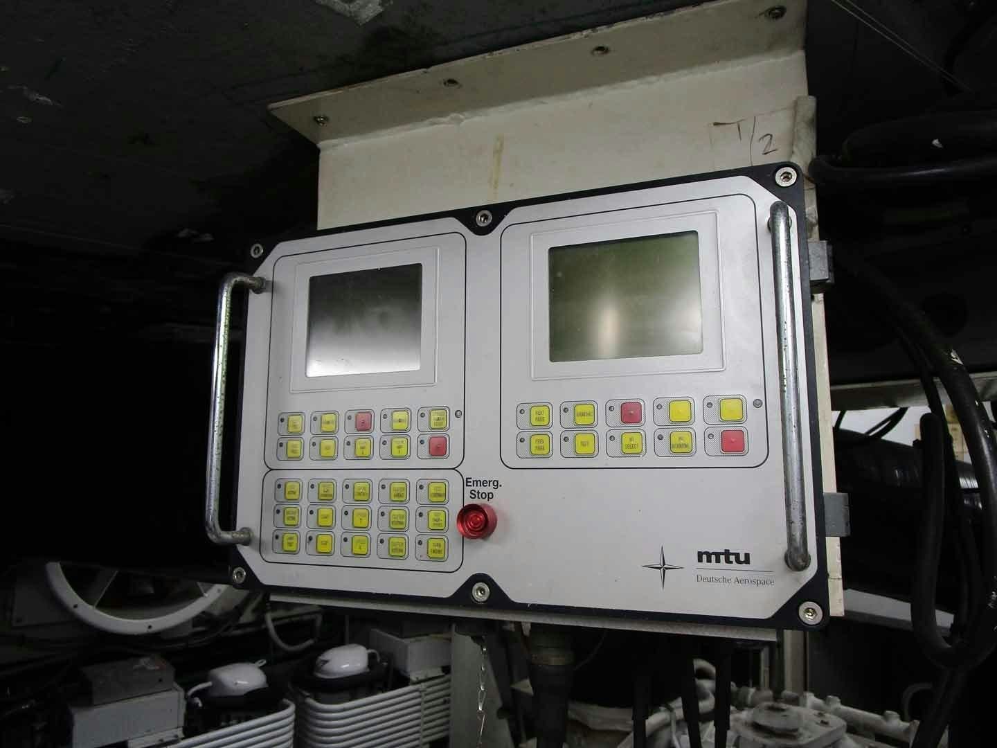 a white microwave with buttons aboard DEAR HENRI Yacht for Sale