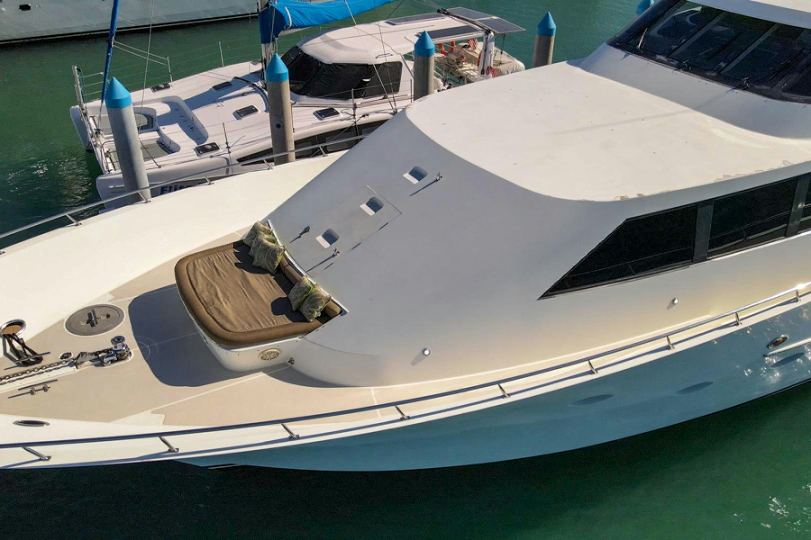 a boat on the water aboard NO EXCEPTIONS Yacht for Sale