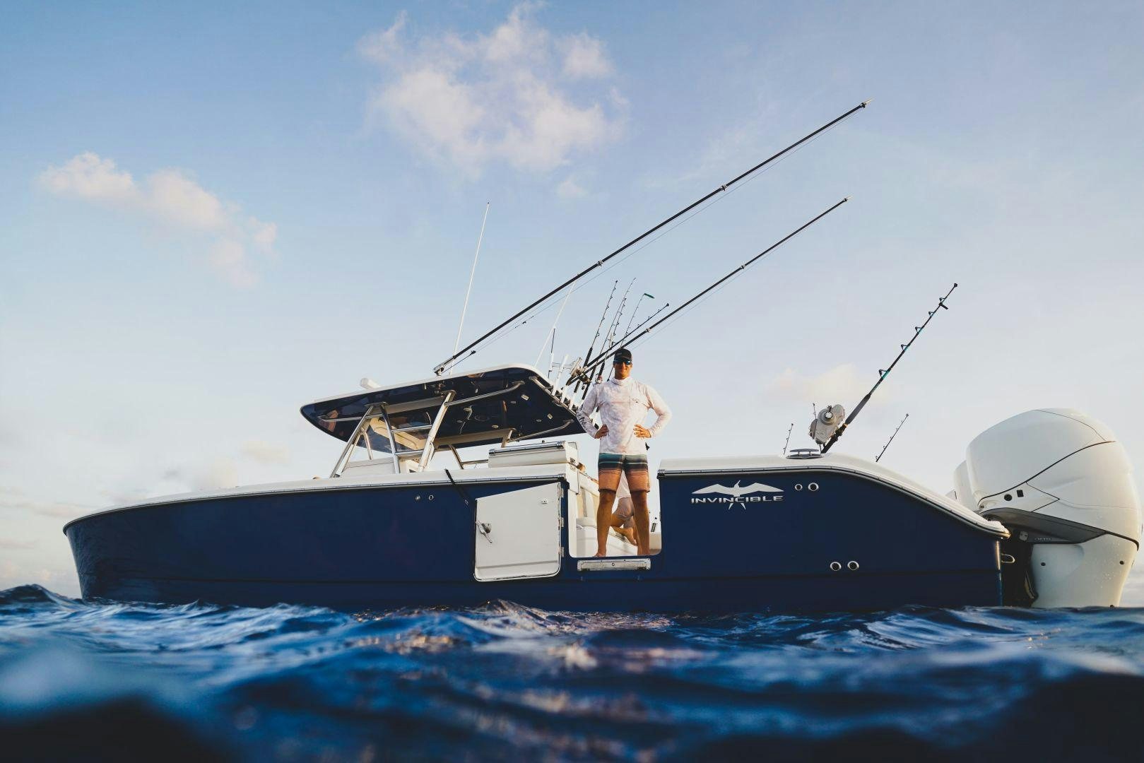 a person standing on a boat aboard 8 PACK Yacht for Sale