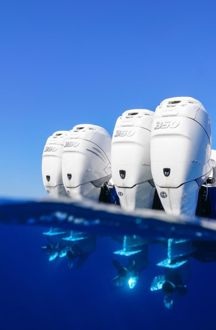 a couple of white lanterns floating in water aboard 8 PACK Yacht for Sale