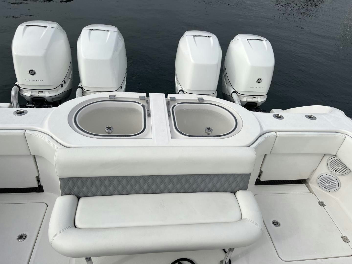 a white object with a white object on it aboard 8 PACK Yacht for Sale