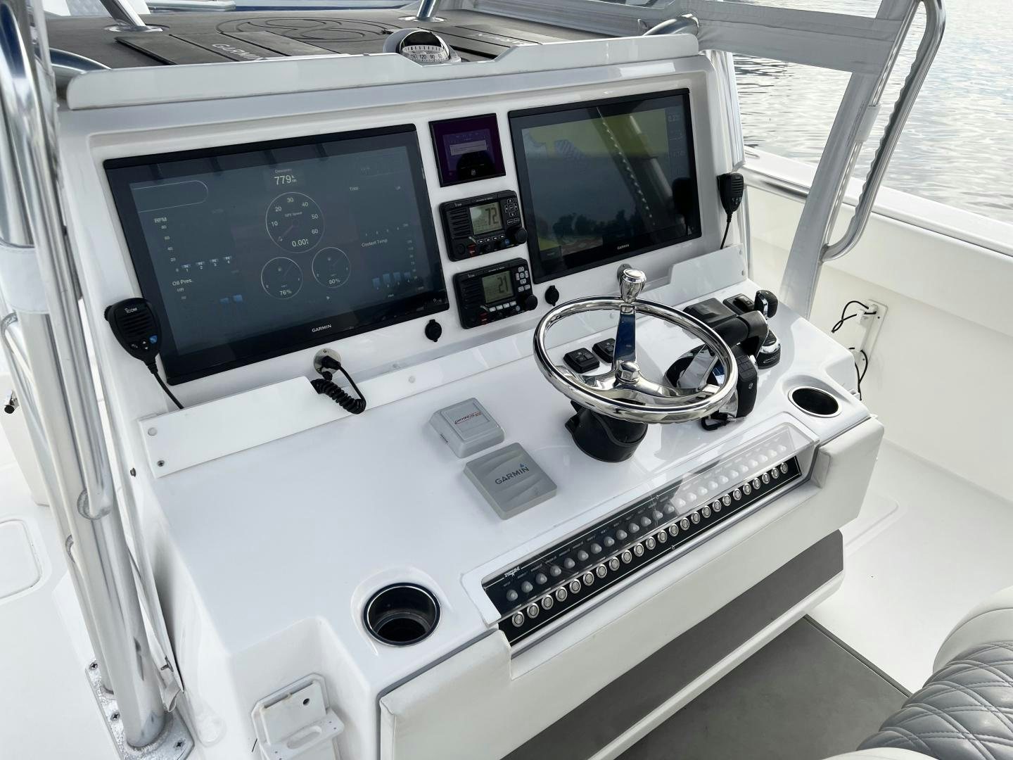 a machine with a screen and buttons aboard 8 PACK Yacht for Sale