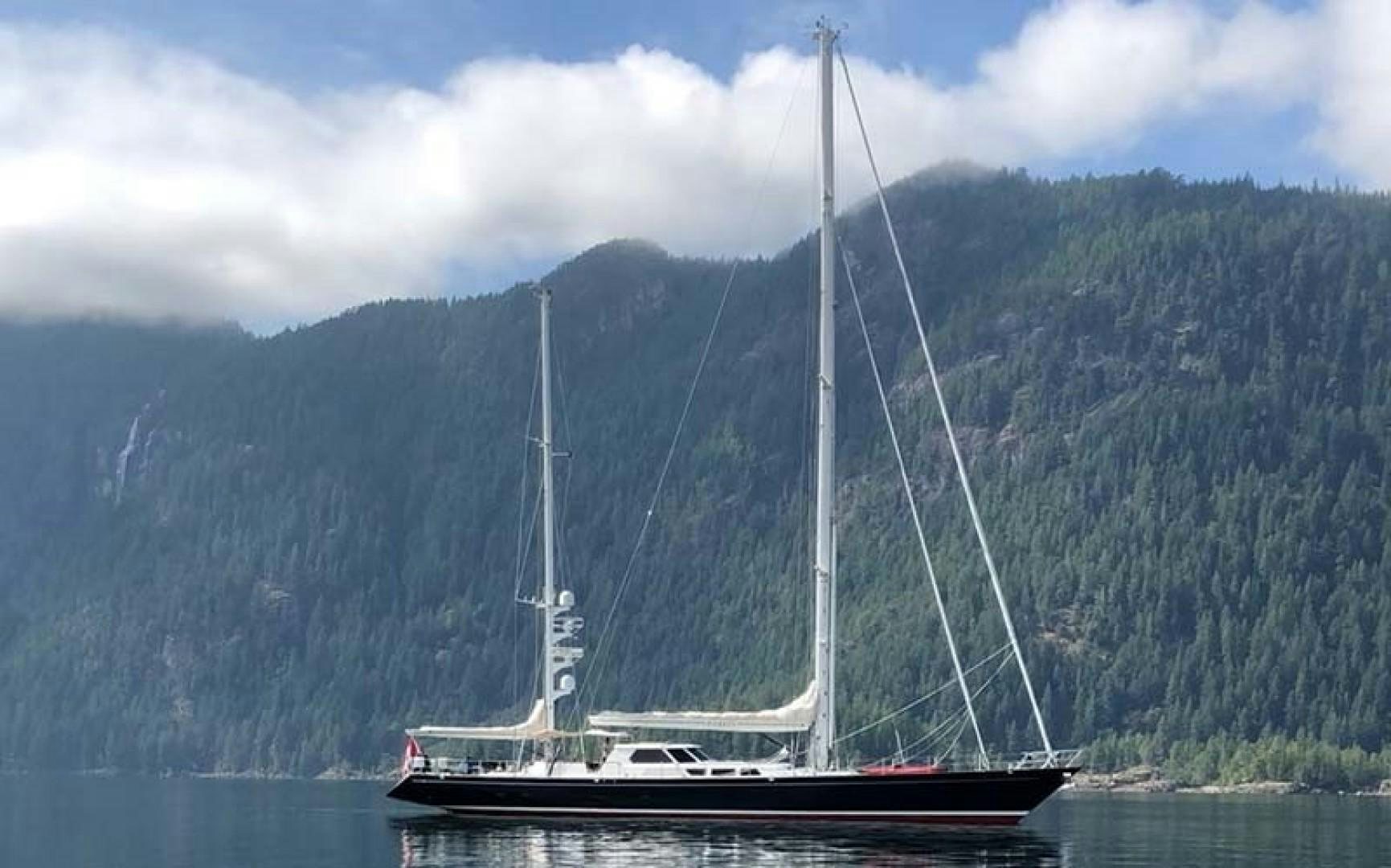 a sailboat on the water aboard AVALON Yacht for Sale