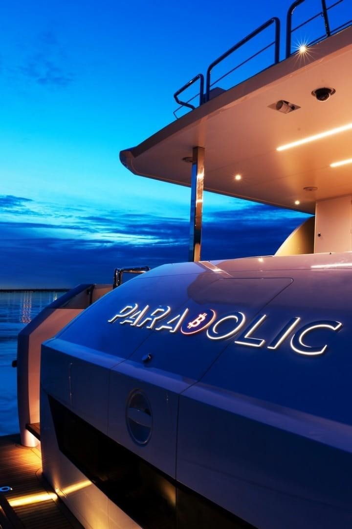 a close-up of a jet aboard PARABOLIC Yacht for Sale