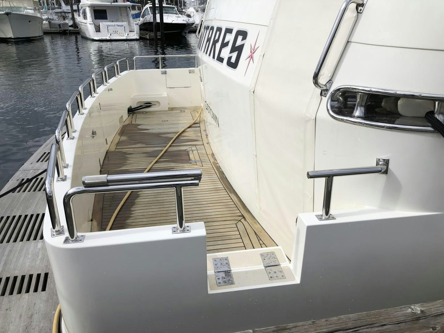 a boat on the water aboard ANTARES Yacht for Sale