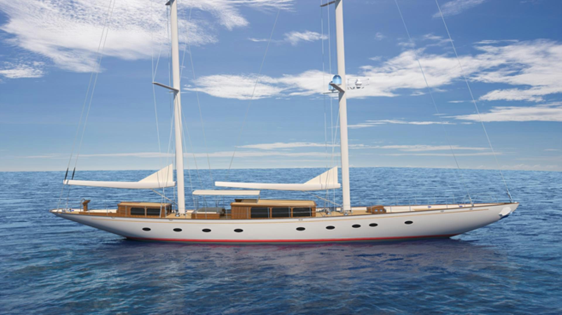 a boat on the water aboard ARK 401 Yacht for Sale