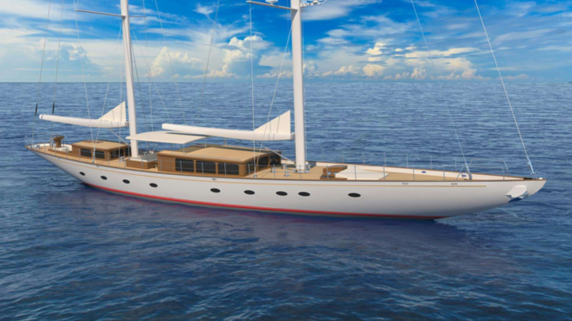 a boat in the water aboard ARK 401 Yacht for Sale