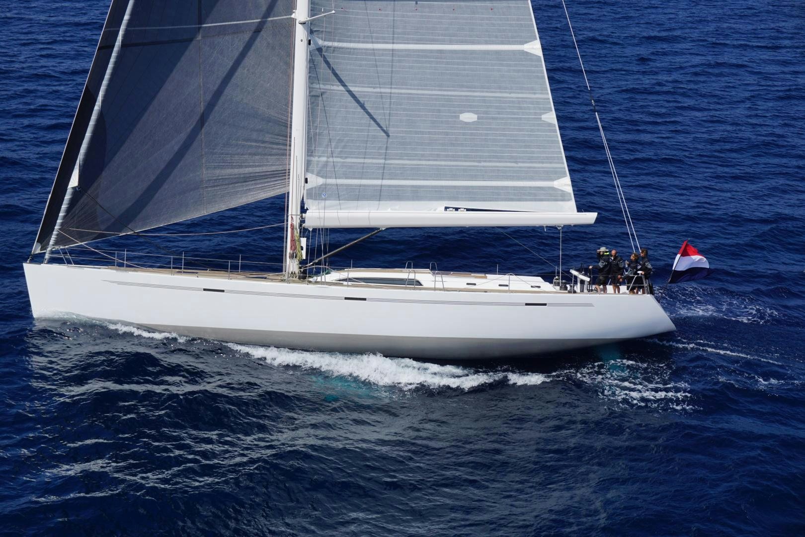 a boat on the water aboard XERES Yacht for Sale