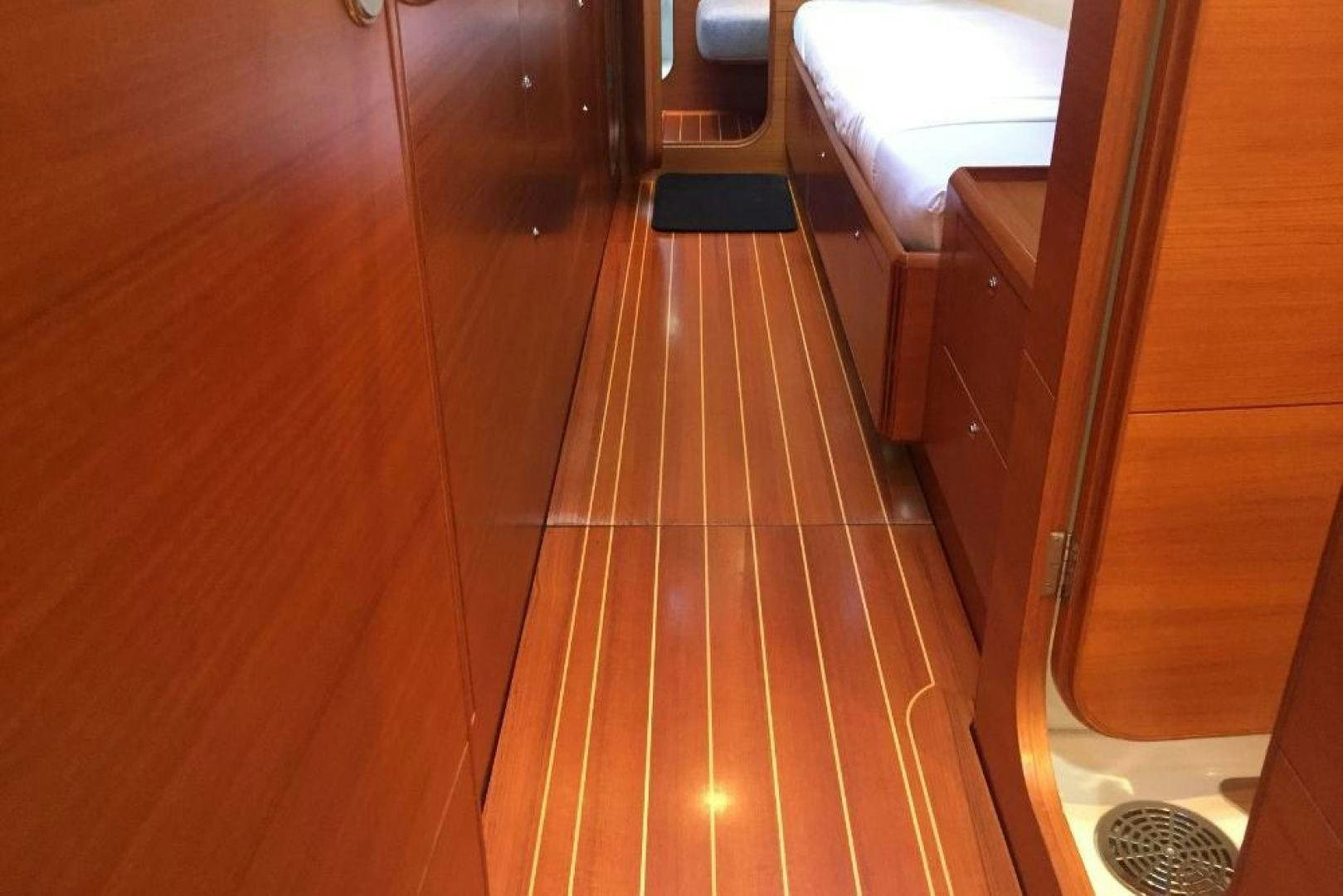a wooden floor with a wood floor aboard XERES Yacht for Sale