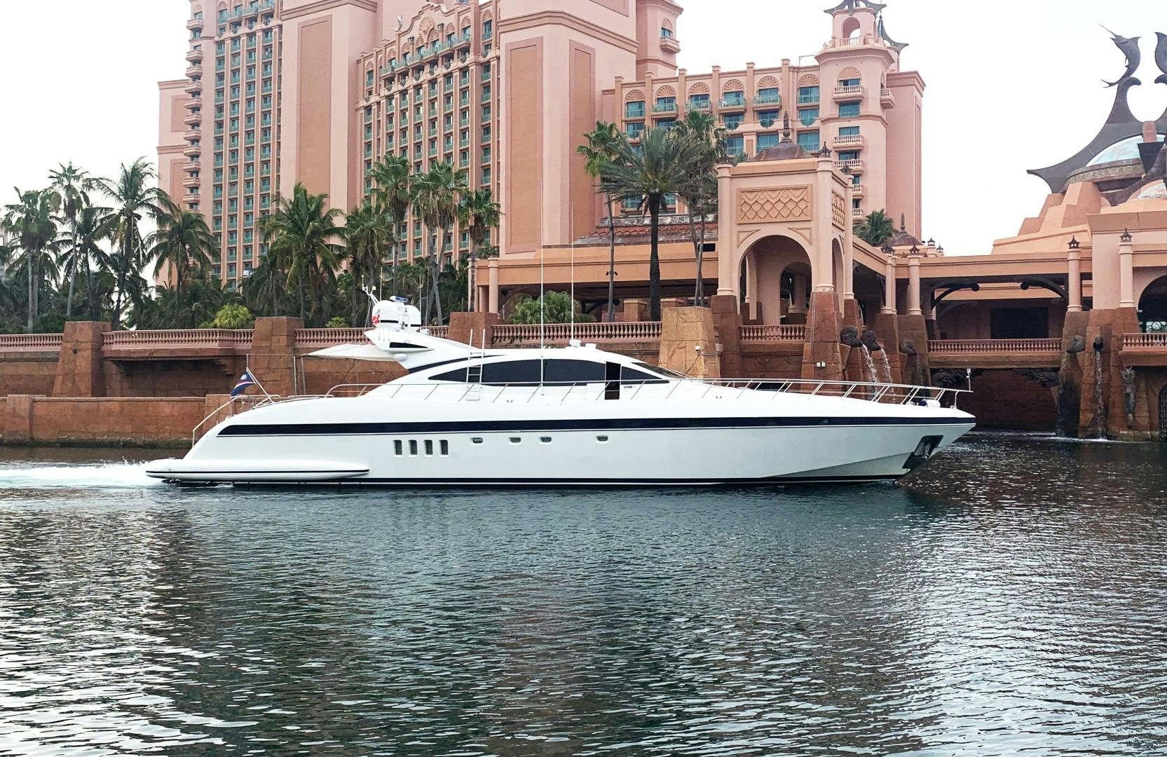 a boat in the water aboard SMILE Yacht for Sale