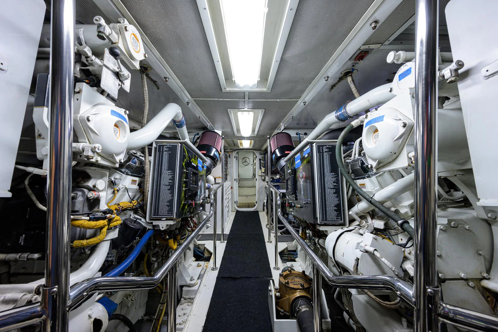 a room with machinery aboard MEMORYMAKER Yacht for Sale