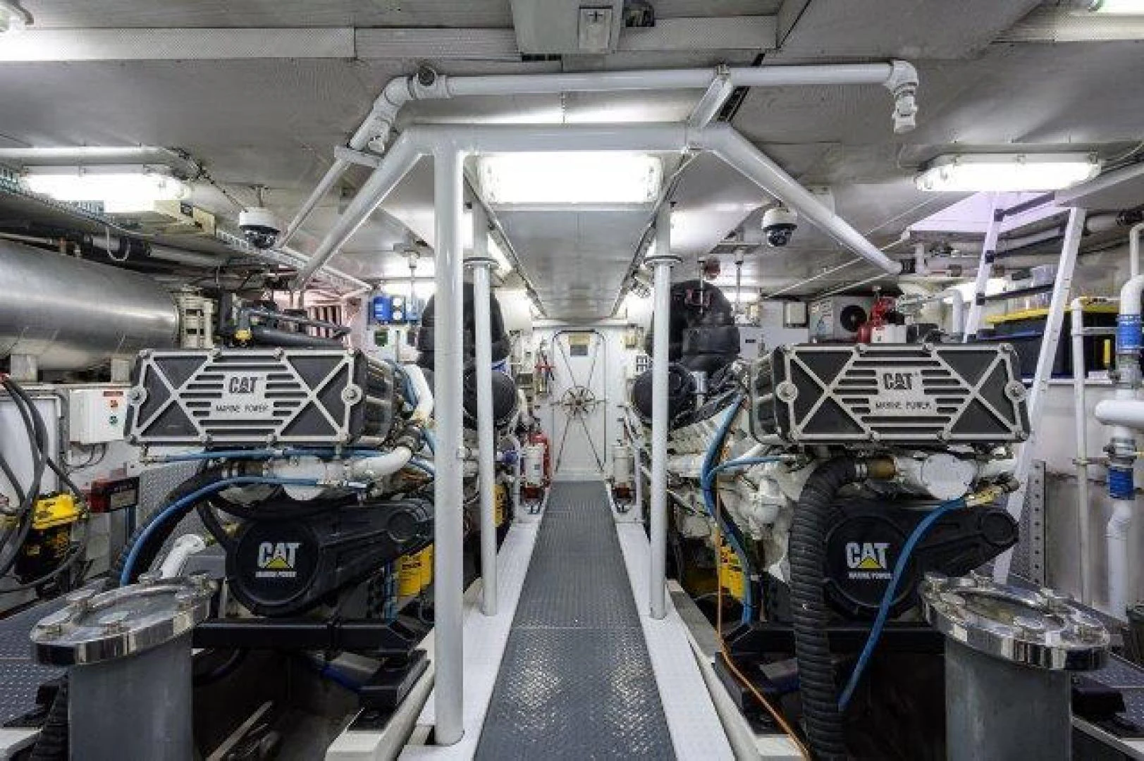 a room with machinery aboard REBECCA Yacht for Sale