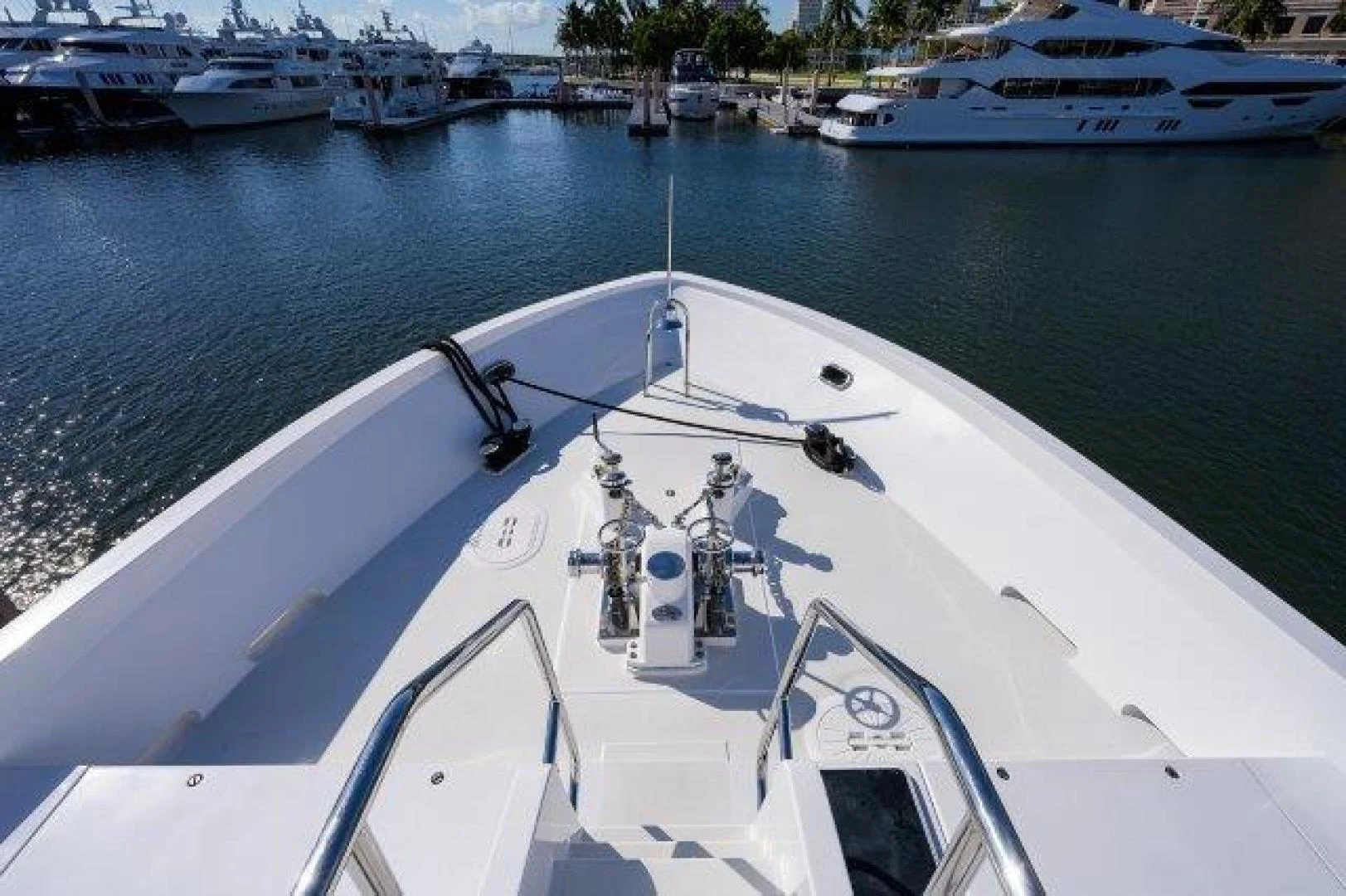 a boat in the water aboard REBECCA Yacht for Sale