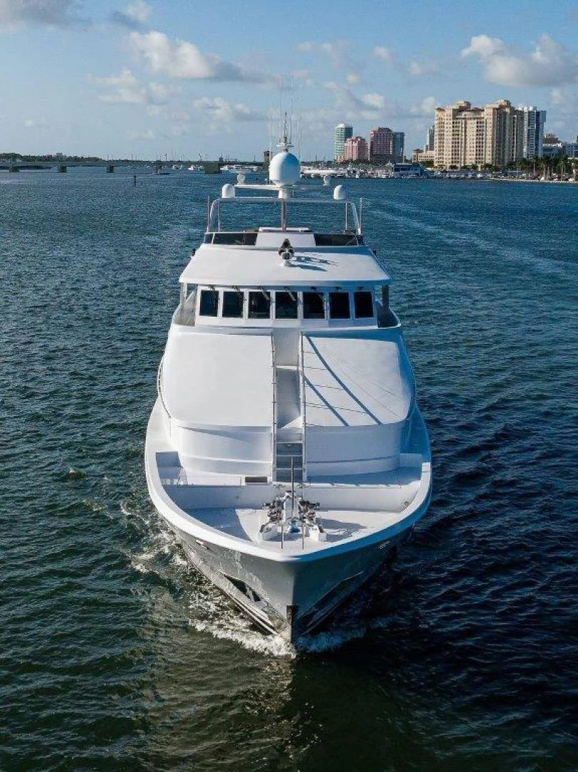 a boat on the water aboard REBECCA Yacht for Sale