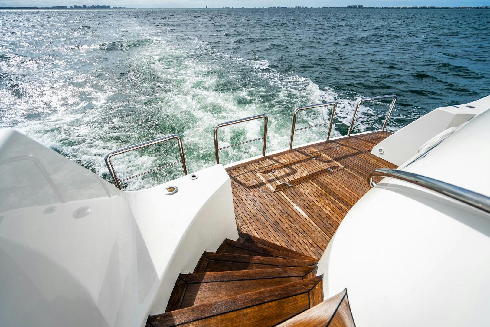 a boat on the water aboard LEGACY Yacht for Sale