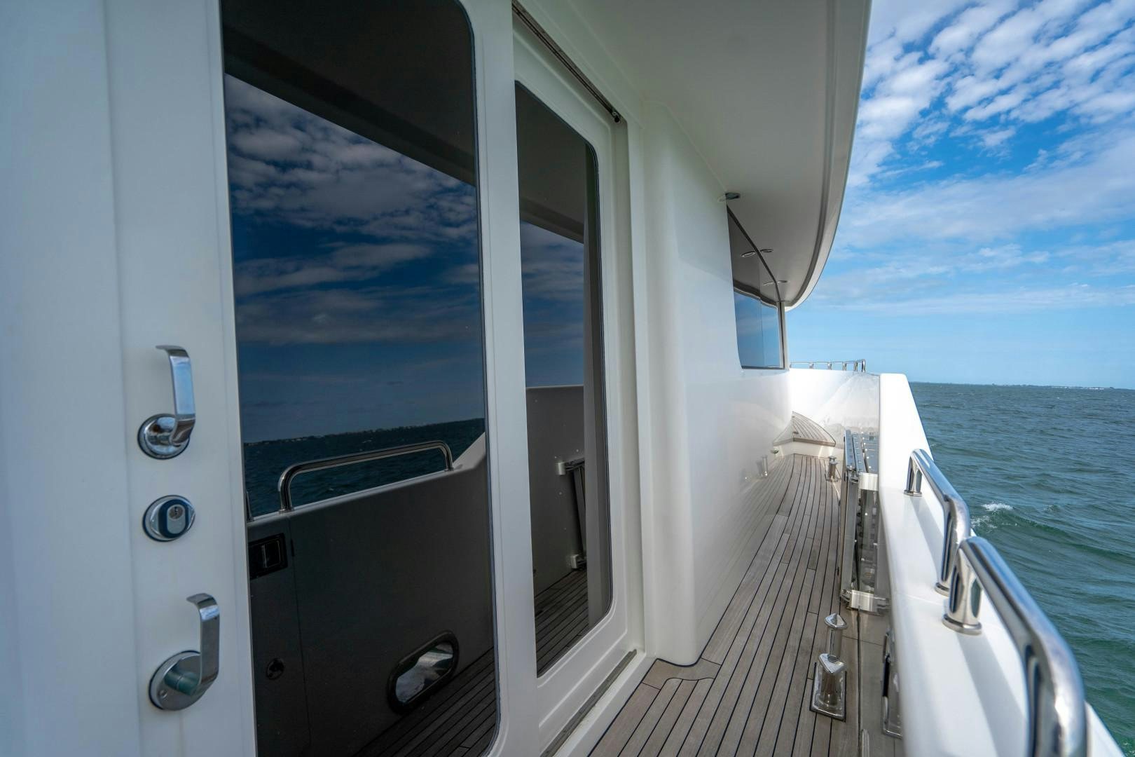 a boat on the water aboard LEGACY Yacht for Sale