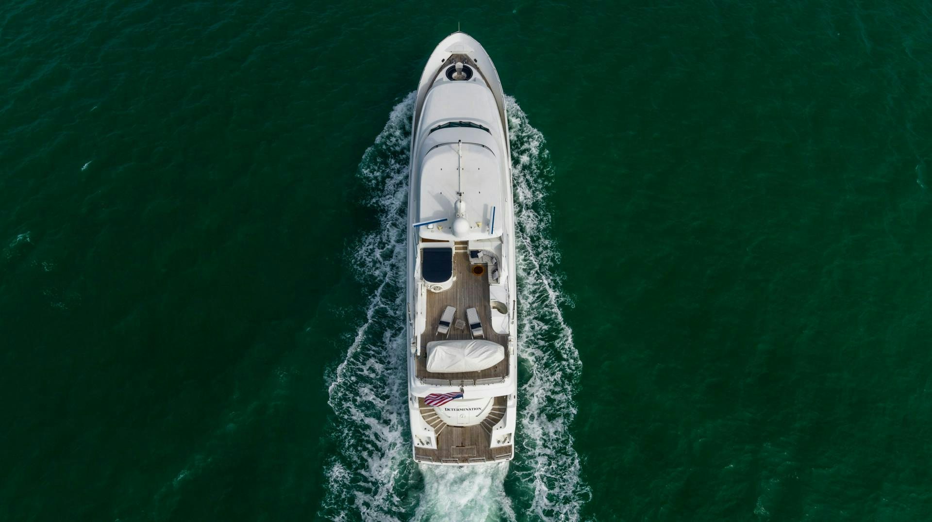 a boat in the water aboard LEGACY Yacht for Sale
