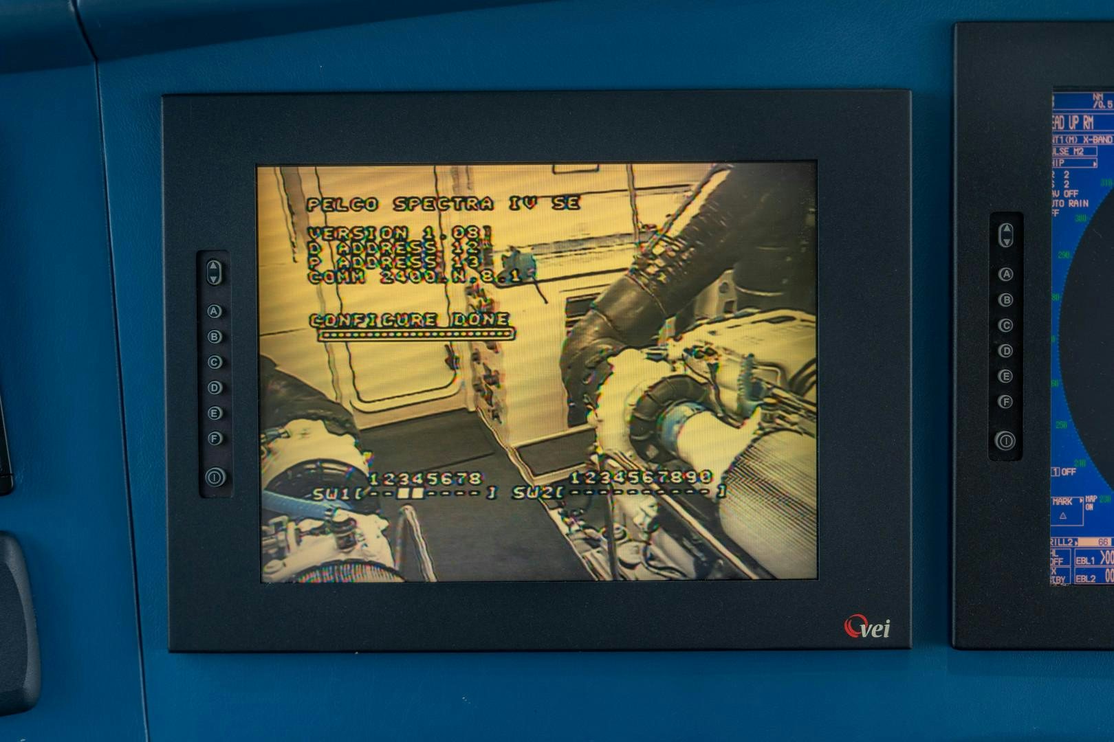 a video game system aboard LEGACY Yacht for Sale