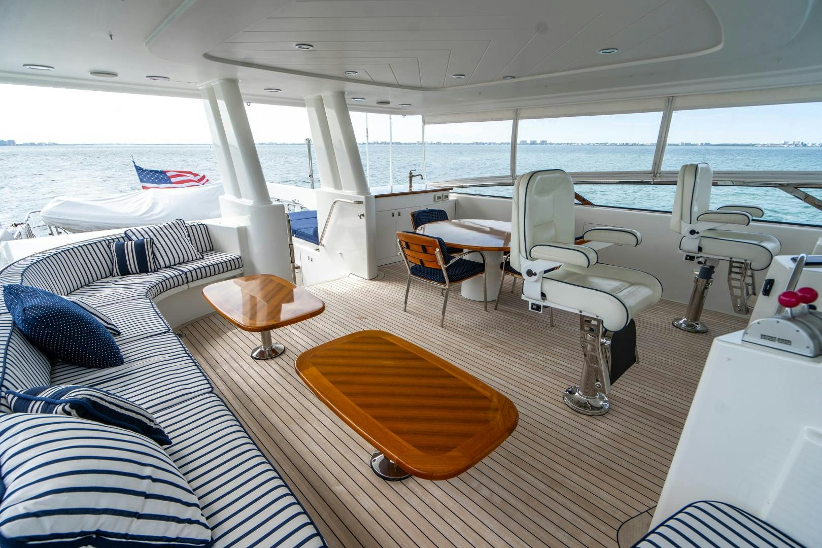 inside of a boat aboard LEGACY Yacht for Sale