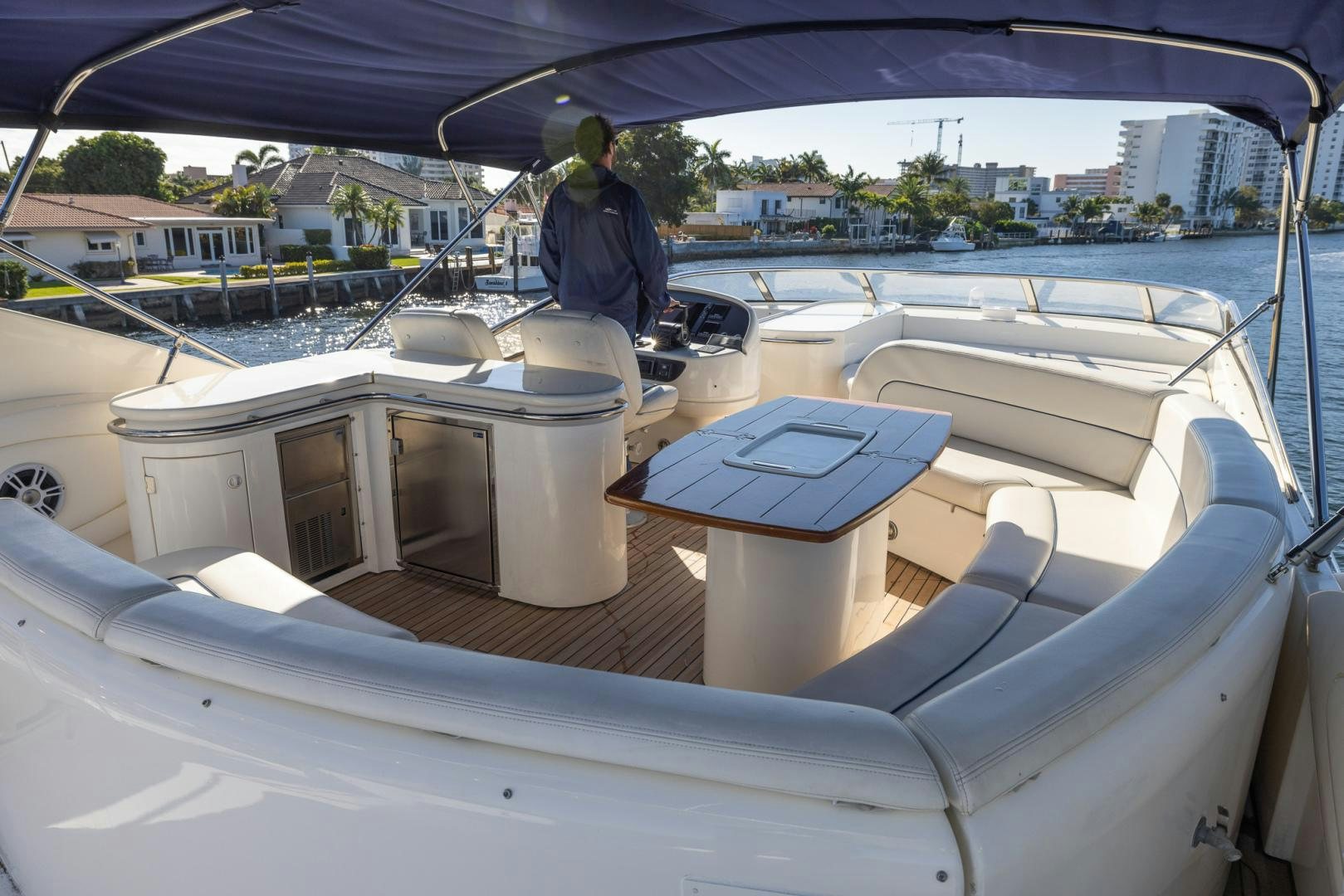 a boat on the water aboard SIROCCO Yacht for Sale