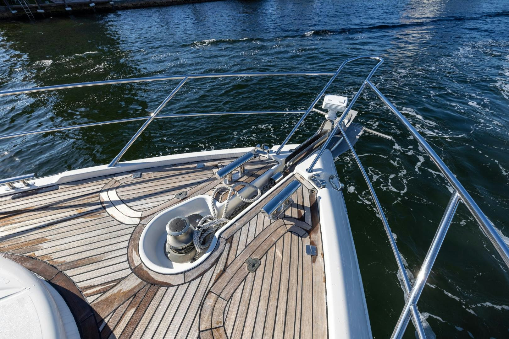 a boat in the water aboard SIROCCO Yacht for Sale