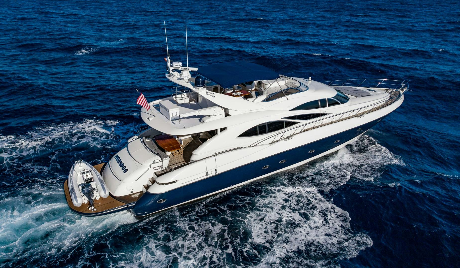 a boat on the water aboard SIROCCO Yacht for Sale