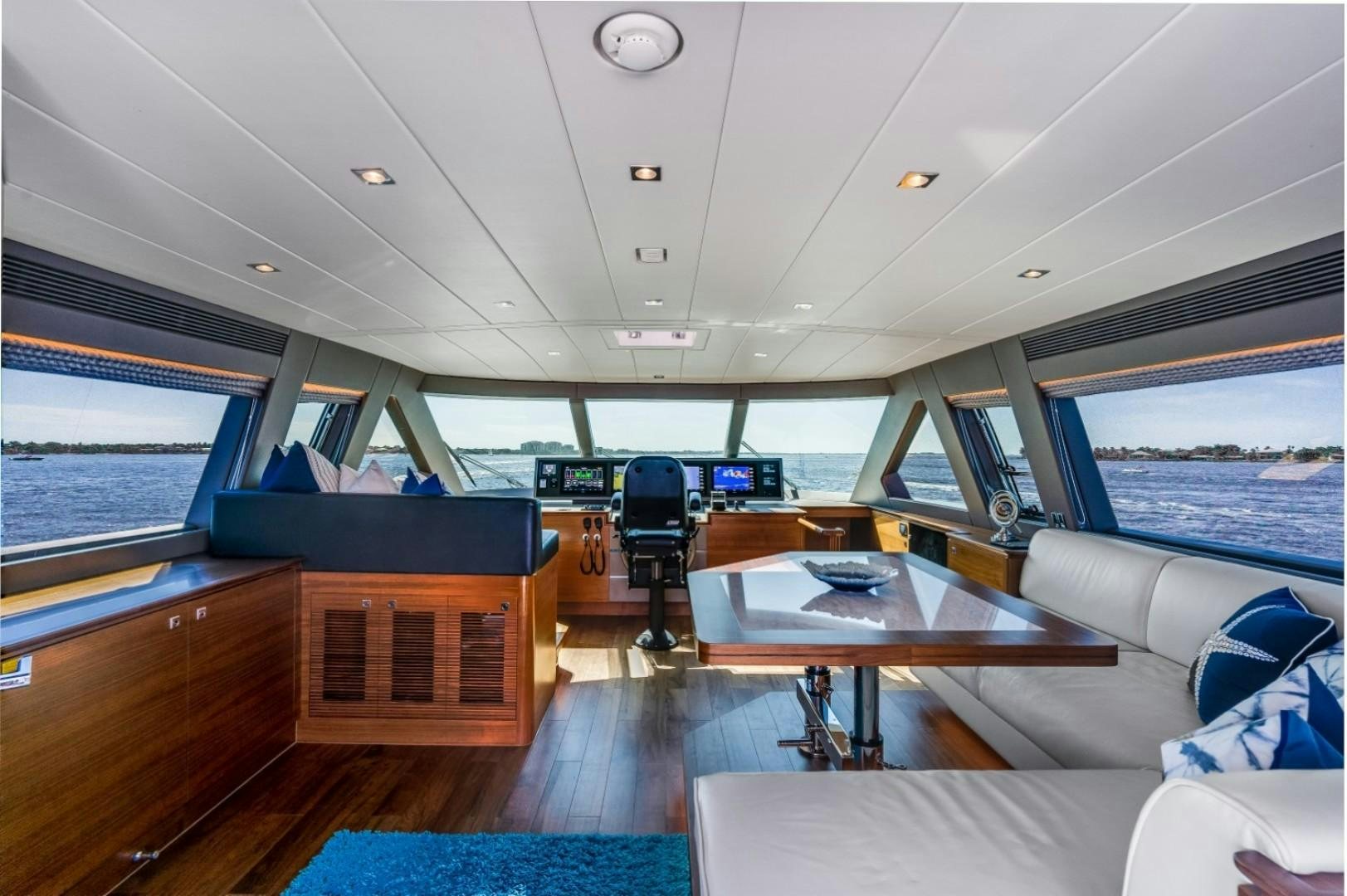 inside of a boat aboard TI AMO Yacht for Sale